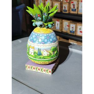Jim Shore Welcome All Pineapple Sculpture 4007666 Heartwood Creek 2006 Swingers